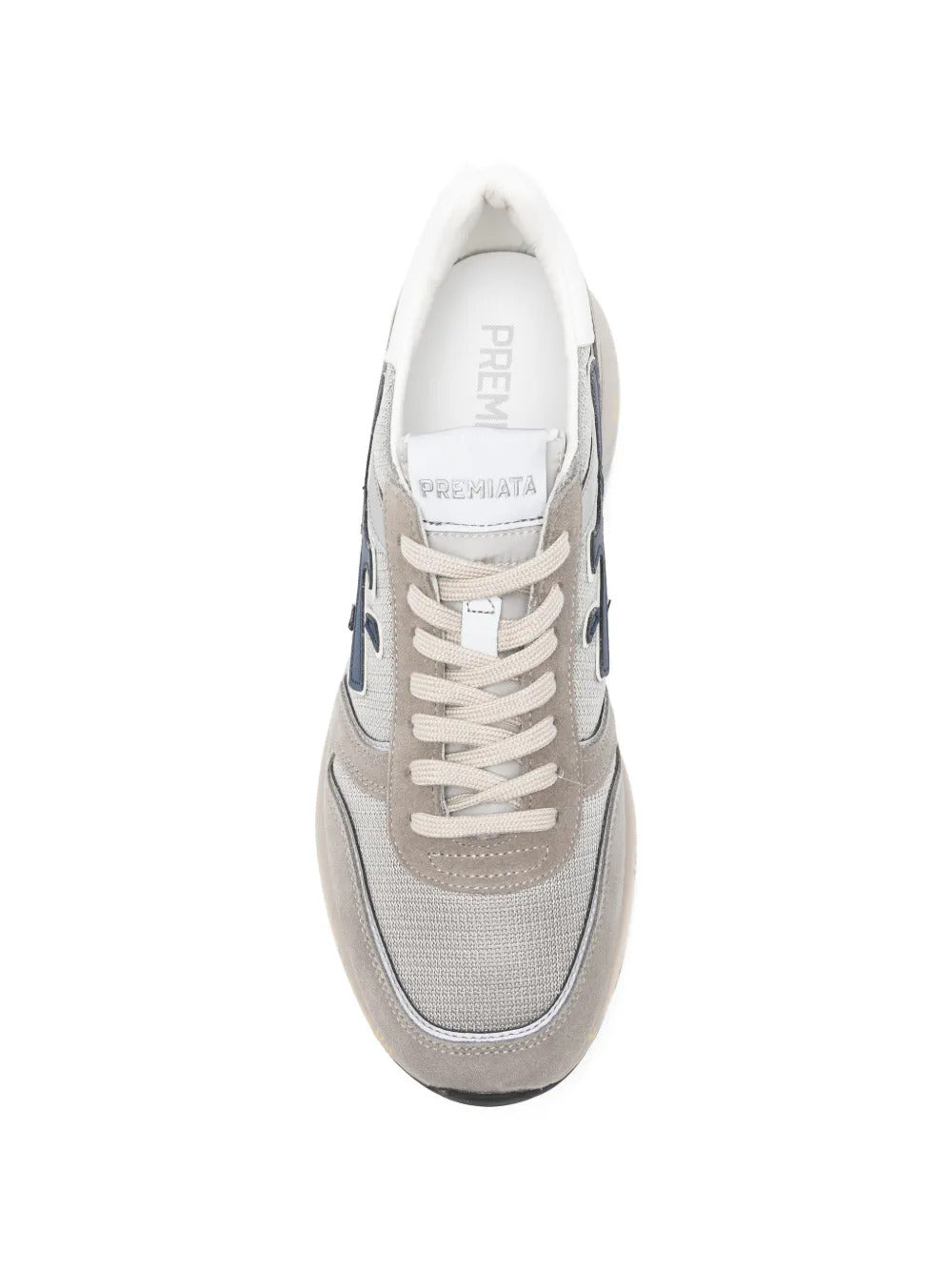 Mick 8001 suede panelled sneakers