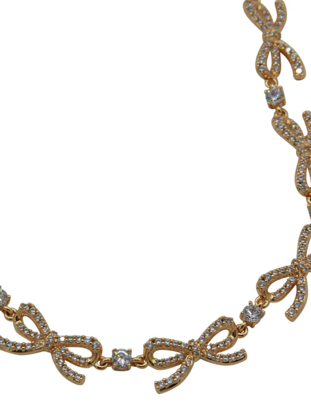 bow-embellished necklace