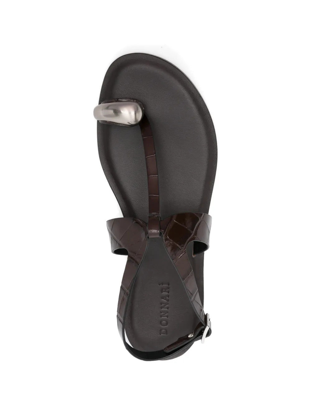 toe-ring T-strap sandals