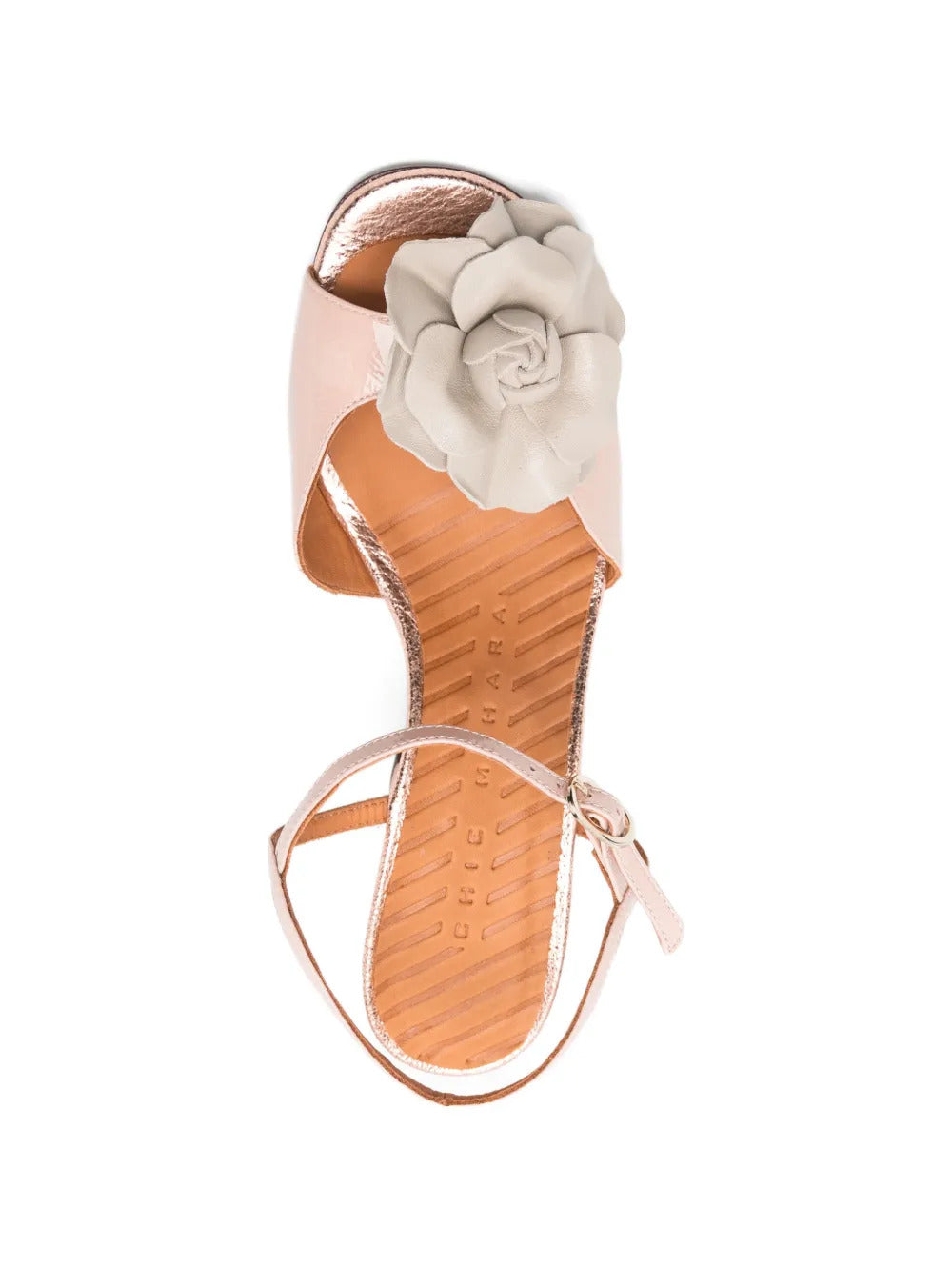 Biuty flower block-heel sandals