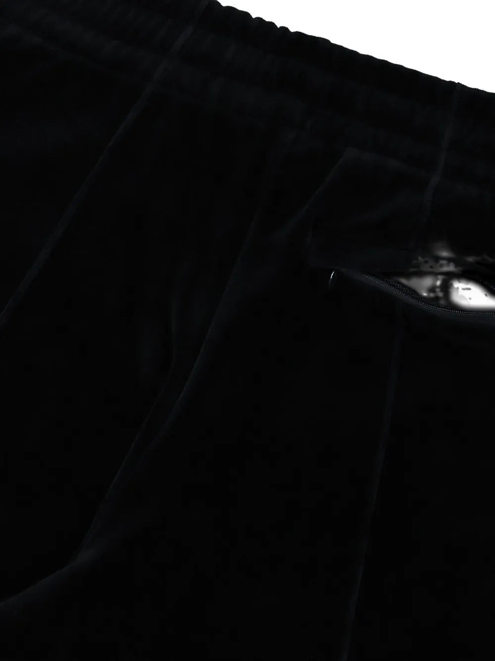 Pantaloni sportivi in velour con banda laterale