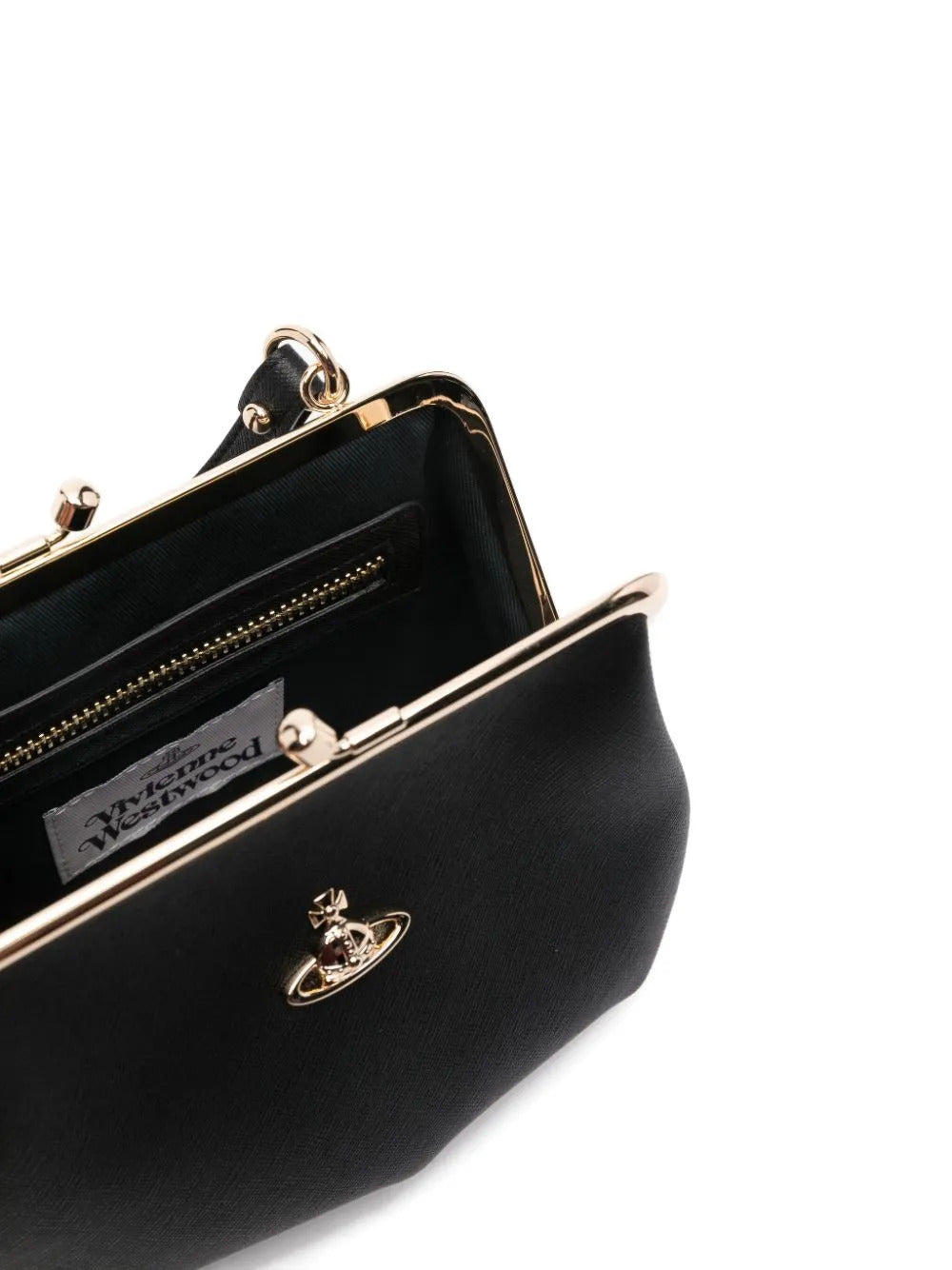 Borsa a spalla Granny con dettaglio Orb