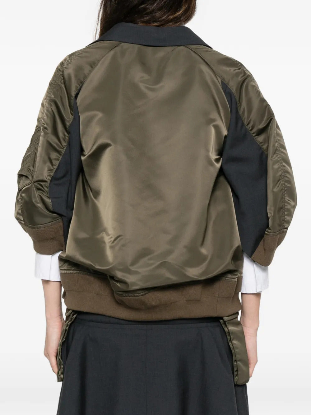 Giacca doppiopetto con inserti