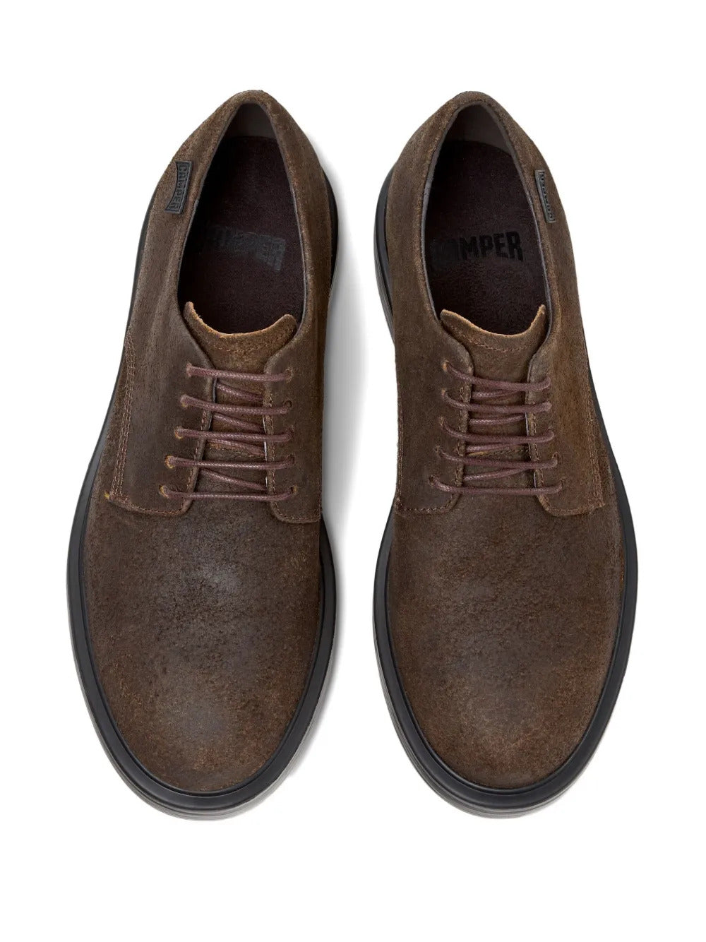 Stringate Dean in pelle nubuck