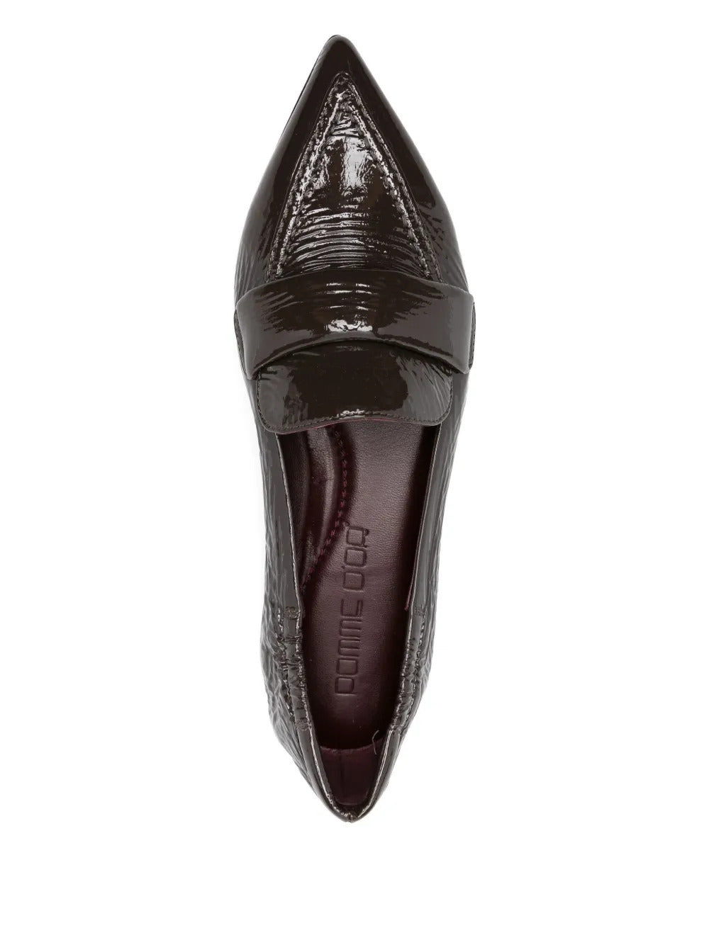 Ingrid patent-leather pointed loafers