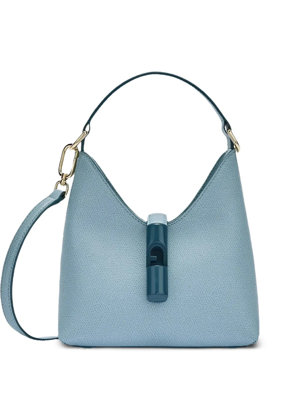 Borsa Iride mini con dettaglio cilindrico in metallo