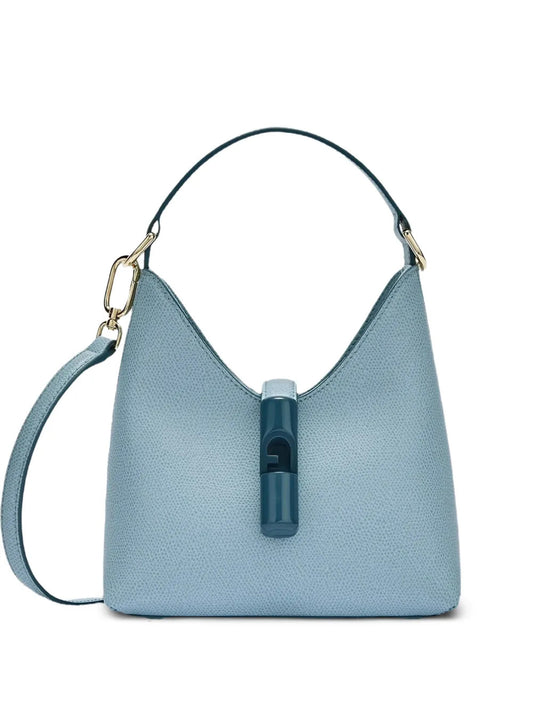Borsa Iride mini con dettaglio cilindrico in metallo