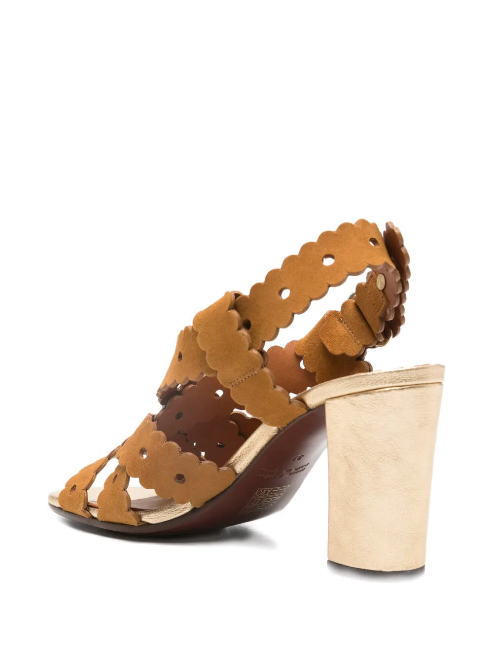scalloped biby sandals