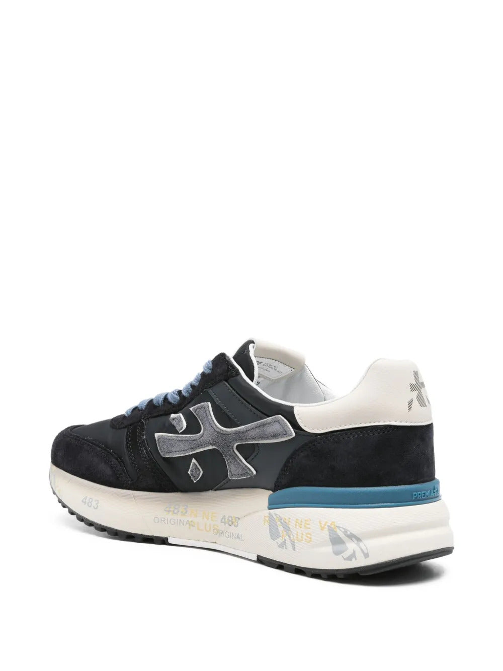 Sneakers in pelle scamosciata