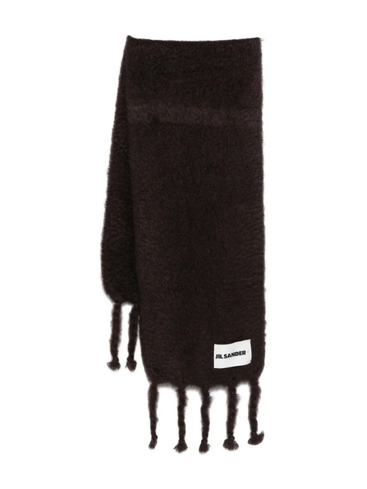fringed wool scarf