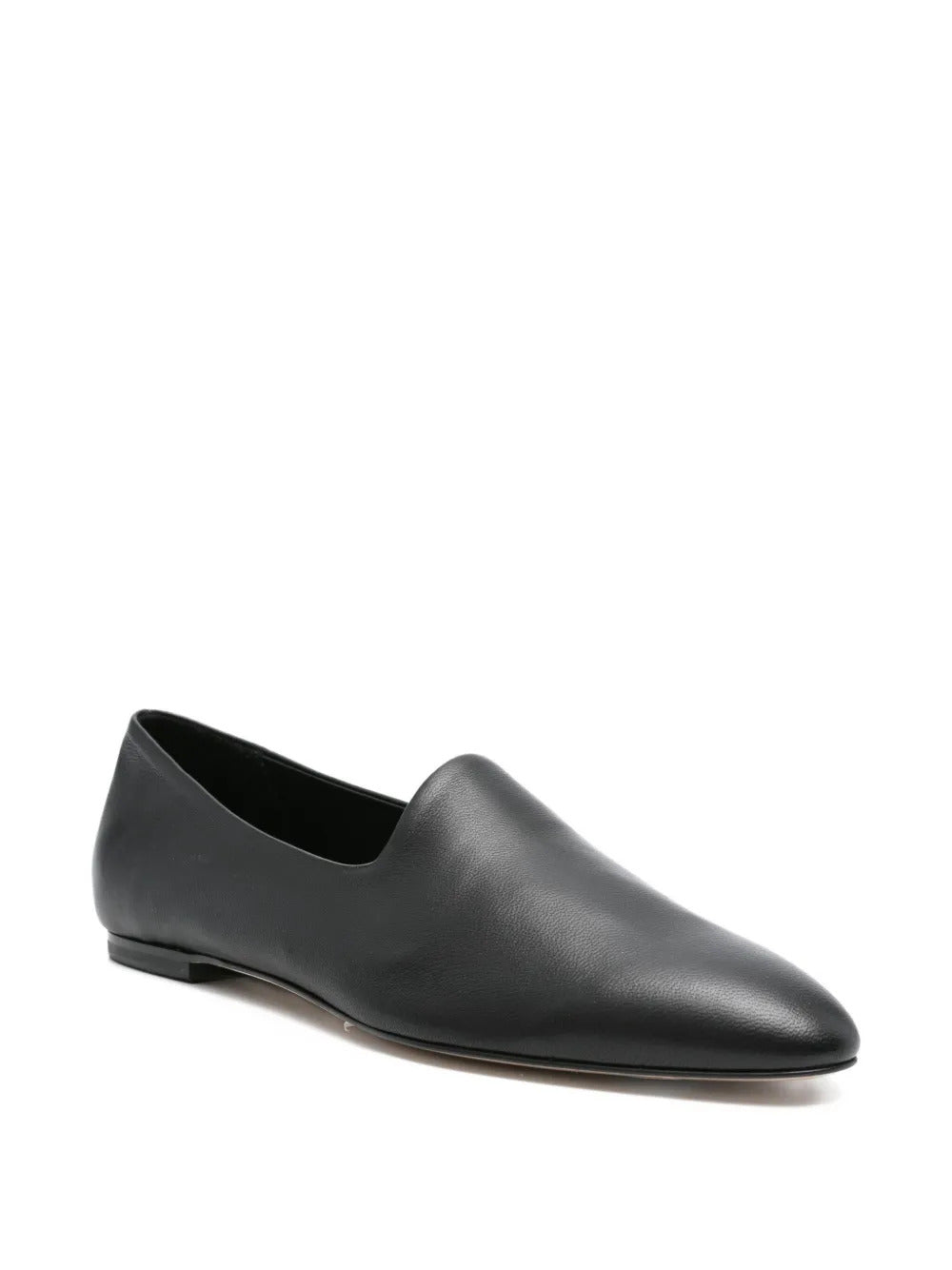 Vanna pointed-toe leather loafers