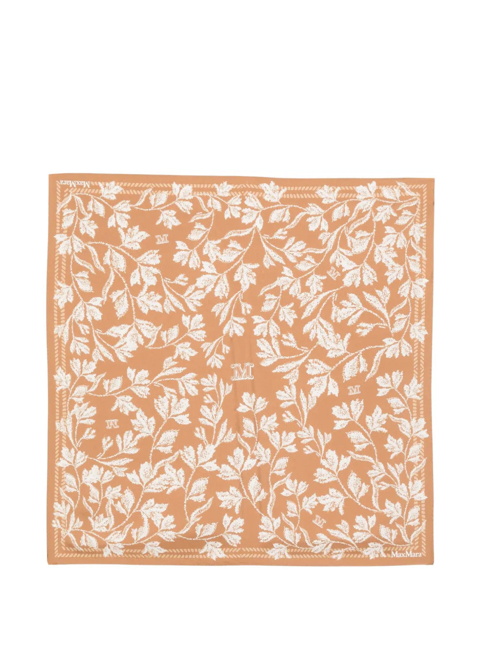 Foulard con stampa a fiori