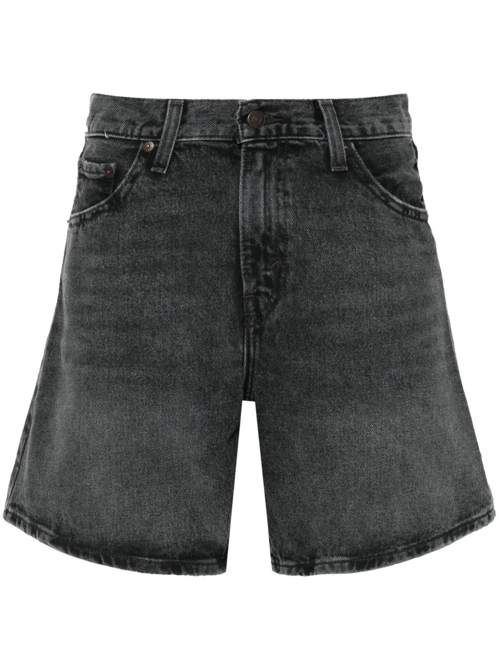 Shorts denim a vita alta