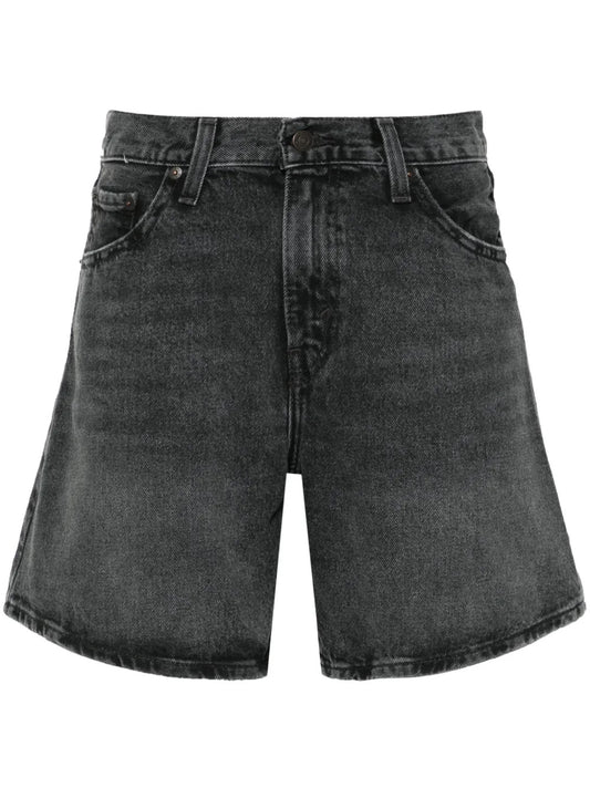Shorts denim a vita alta