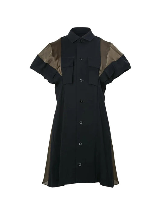 panelled pocket dress