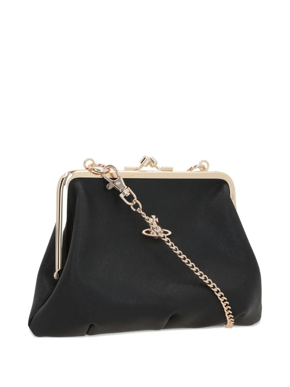 Borsa a spalla Granny con dettaglio Orb