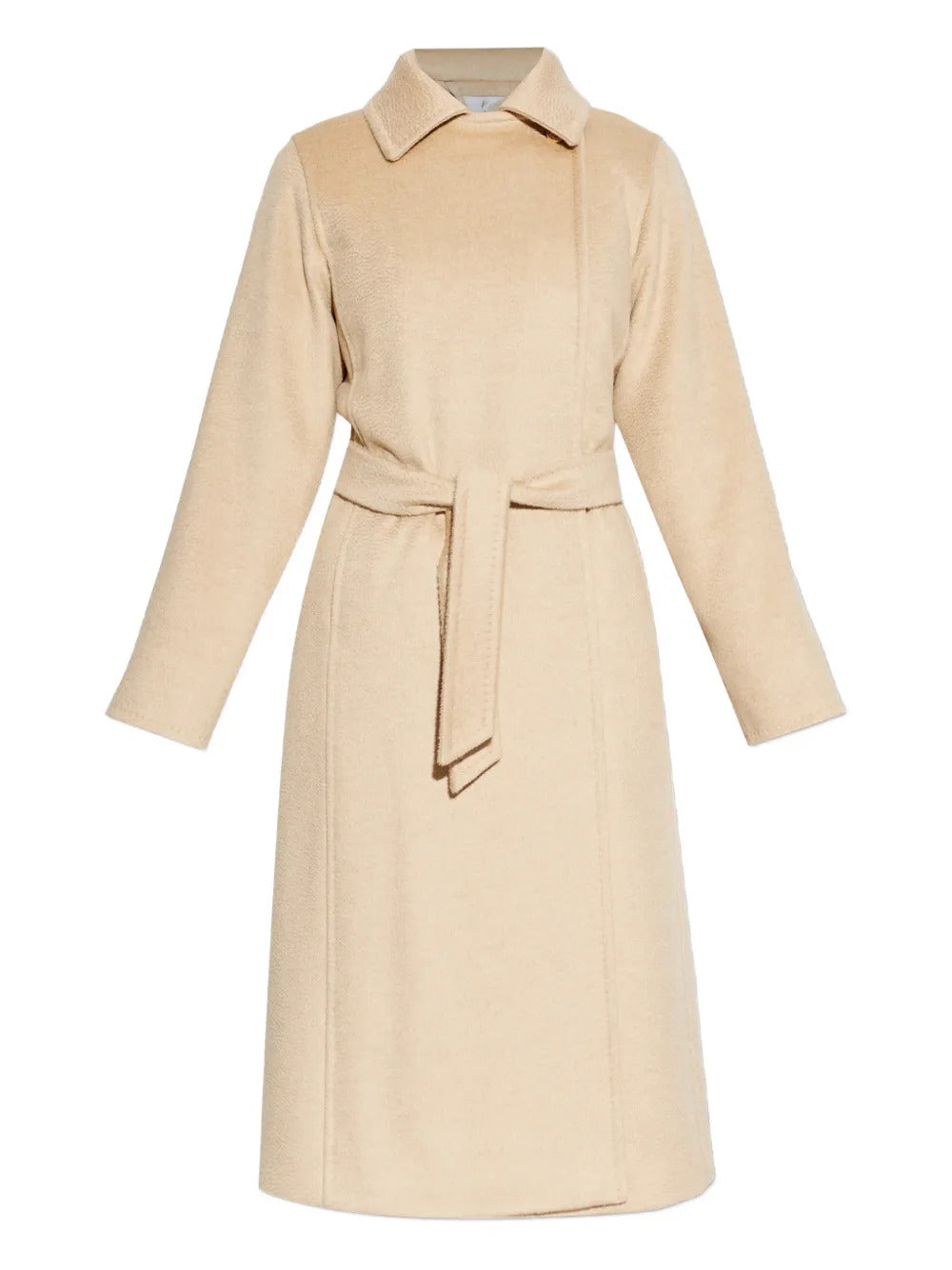 Cappotto a maniche lunghe con cintura