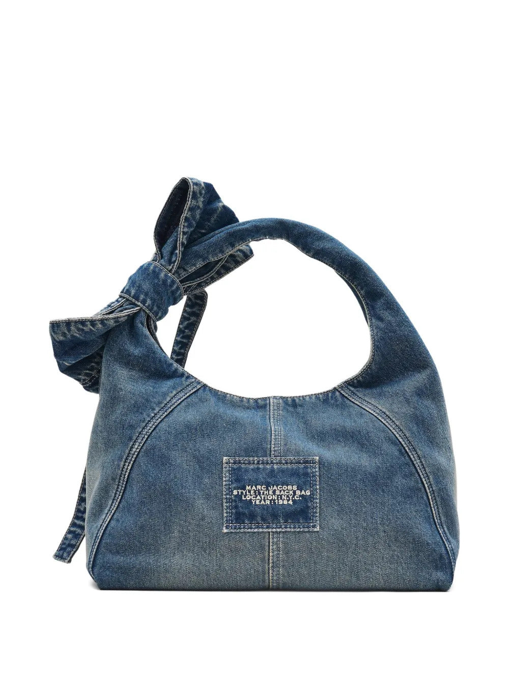 Borsa The Bow Denim Sack
