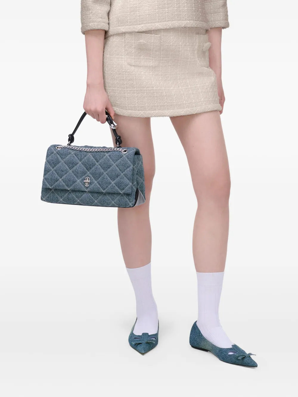 Borsa a spalla The Quilted Denim
