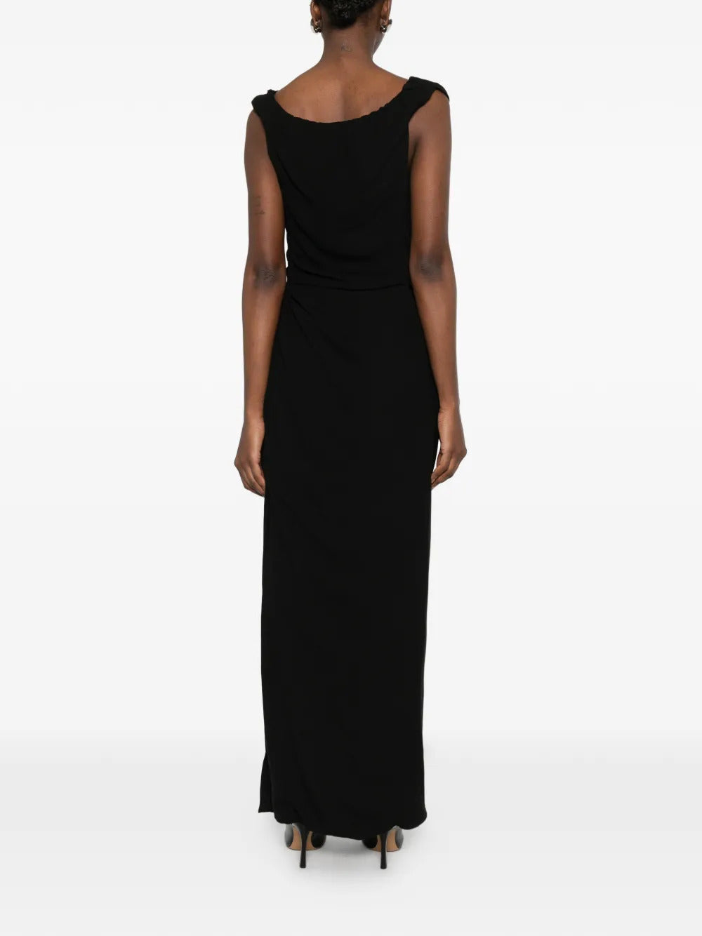Ginnie Amber draped maxi dress