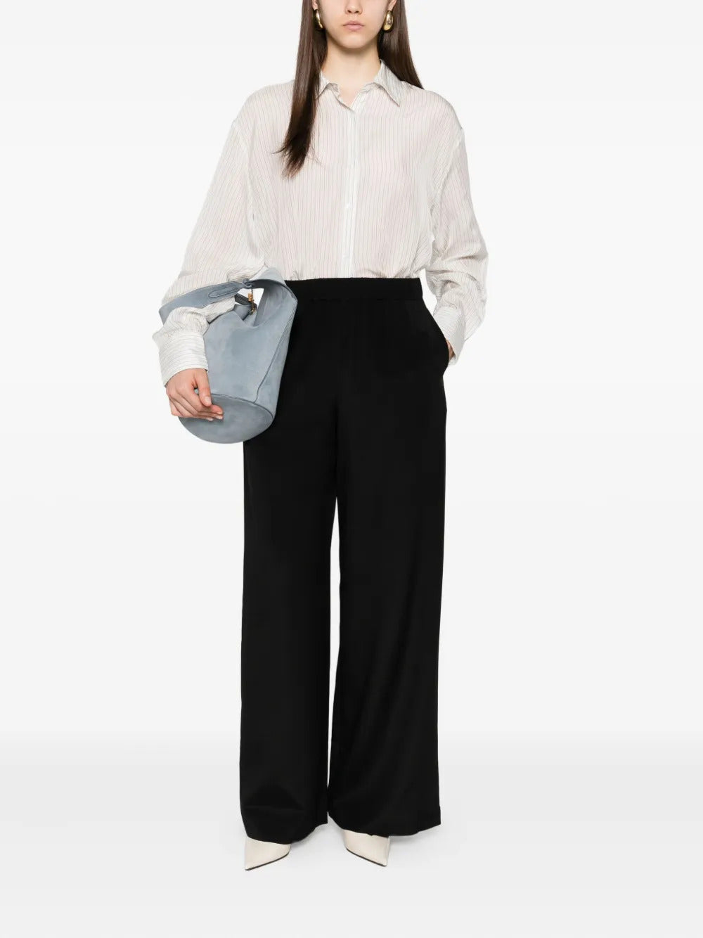 Pantaloni con vita elasticizzata