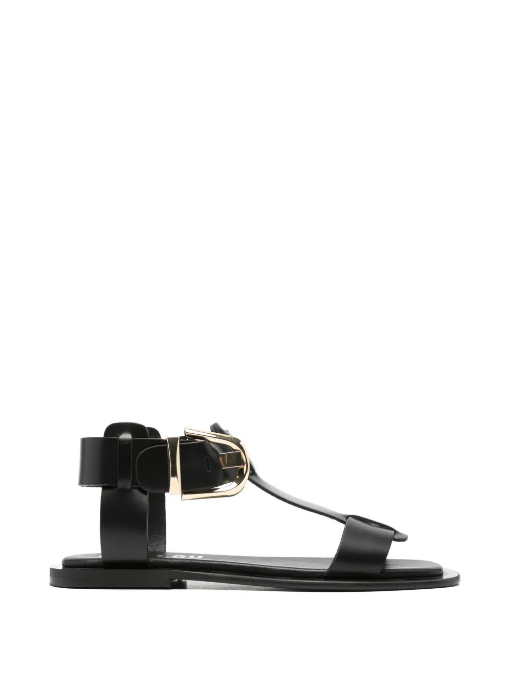 buckle leather sandals