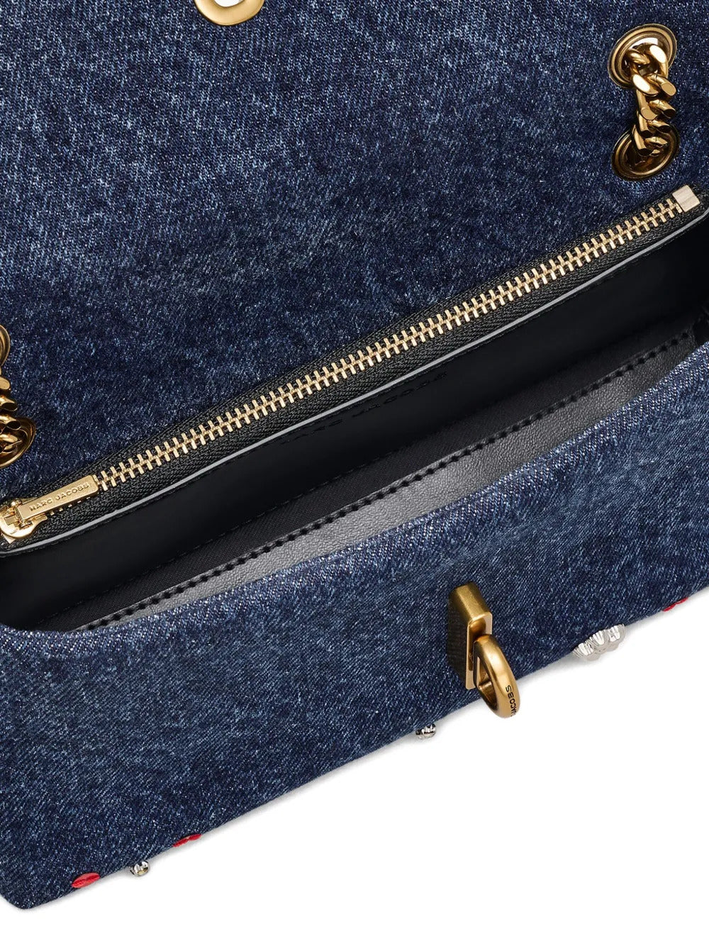 Borsa a tracolla The Trinket mini con charm e catena