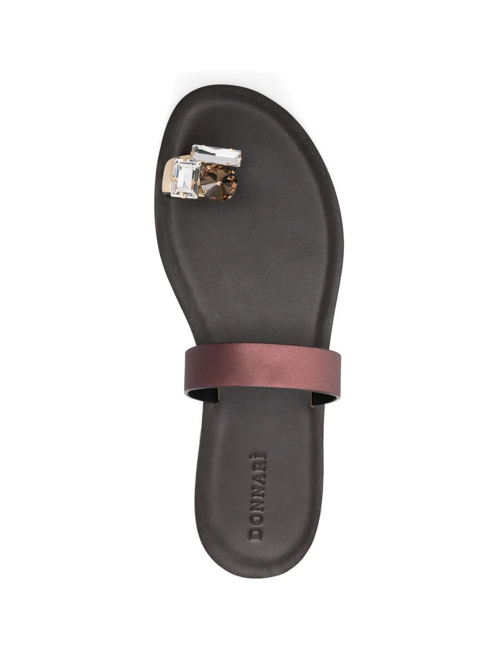 embellished leather sandals