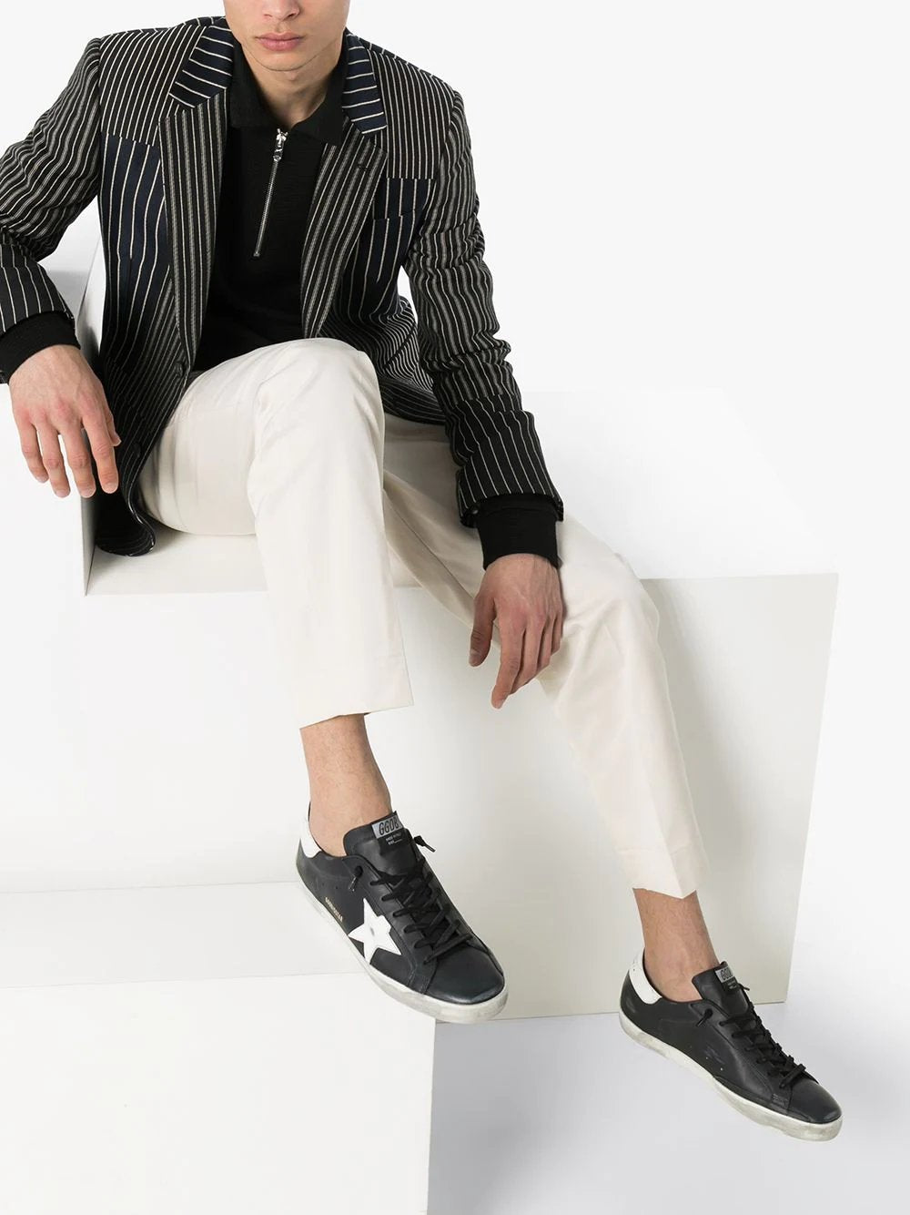 Super-Star sneakers with a worn effect