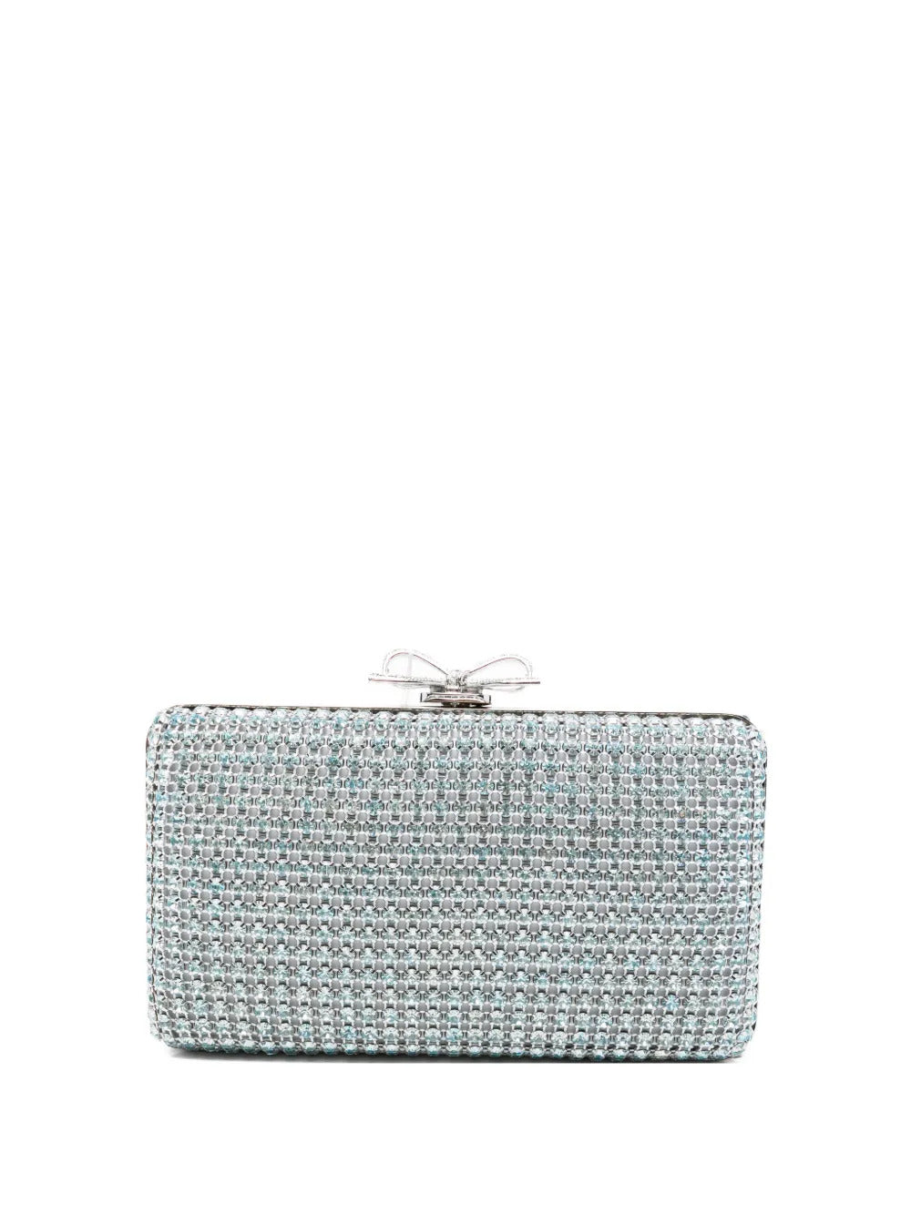 Chainmail embellished clutch bag
