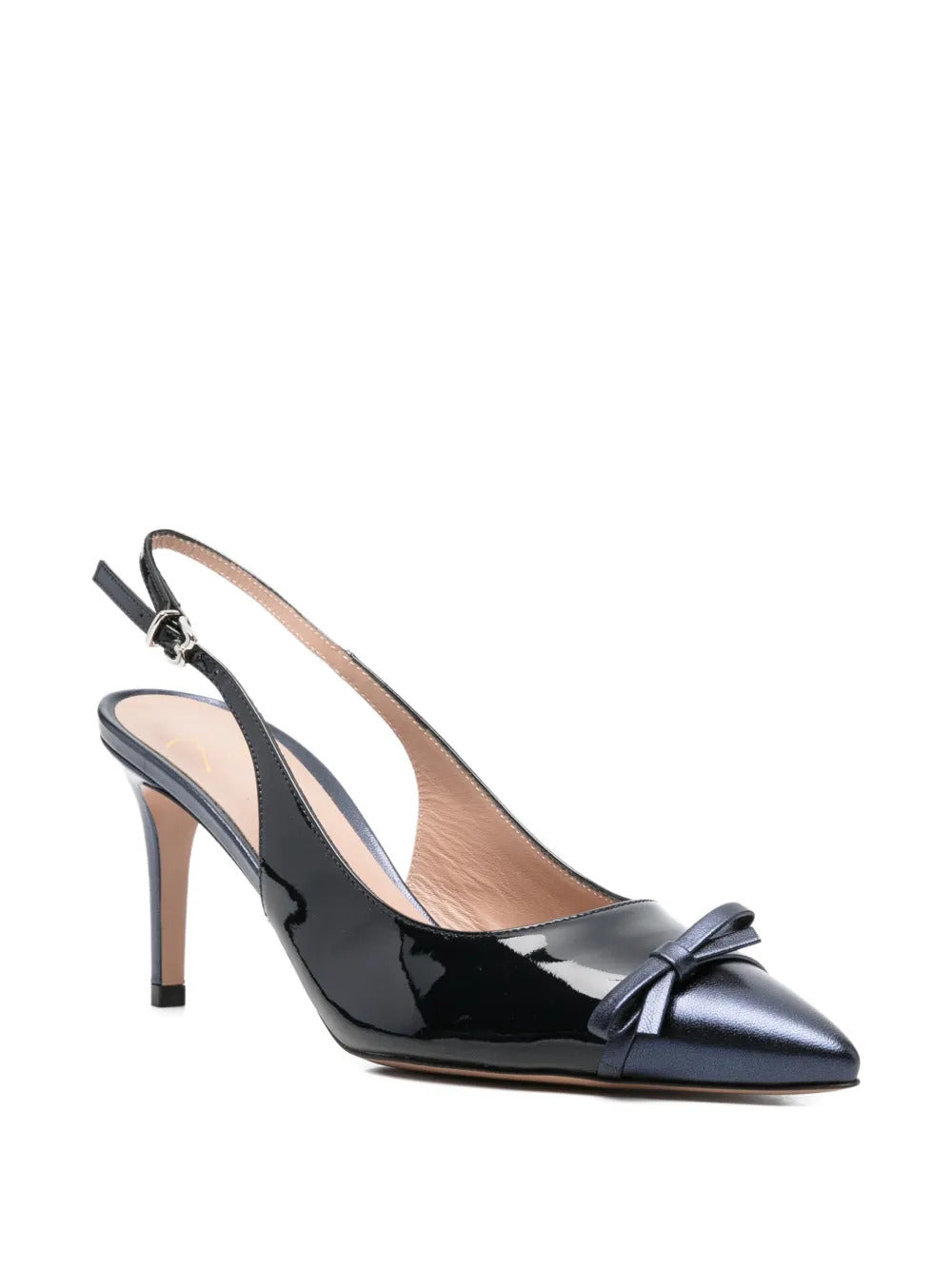 Antonias bow-detail leather pumps