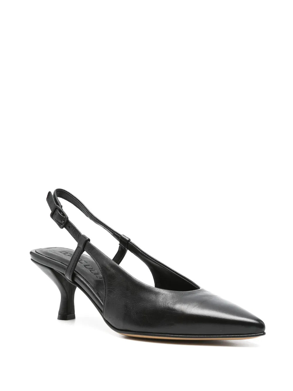 55mm leather slingback pumps