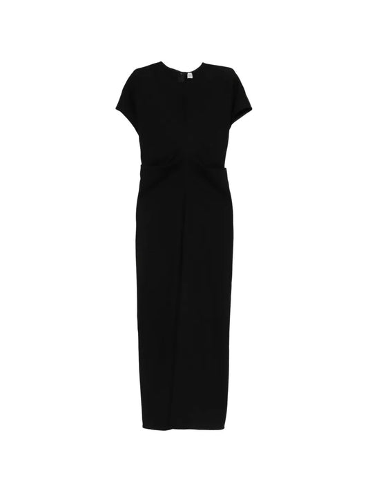 Abito midi a maniche corte