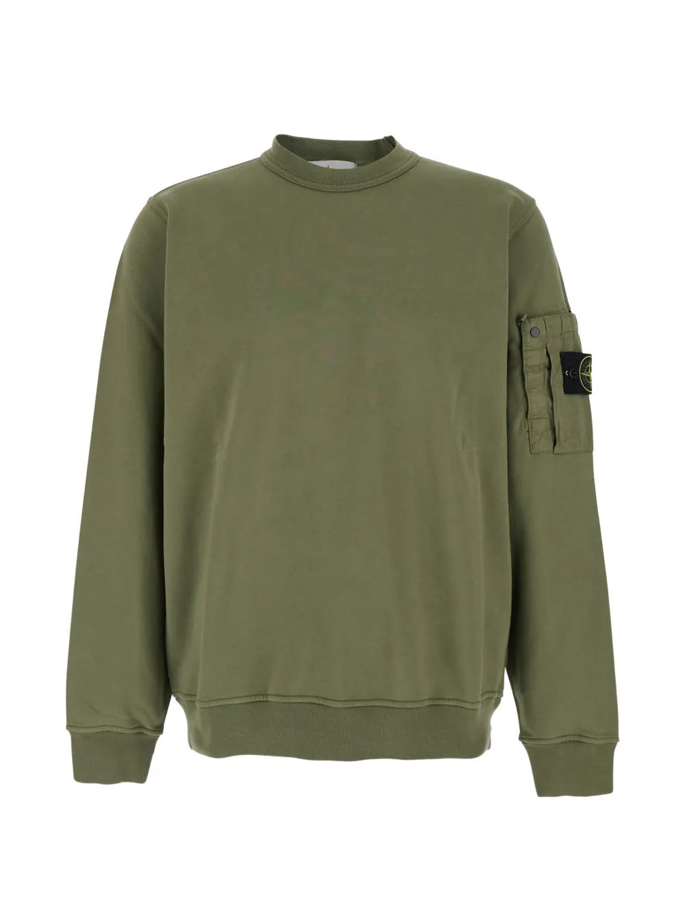 patch-pocket sweatshirt