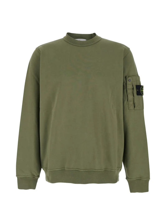 patch-pocket sweatshirt