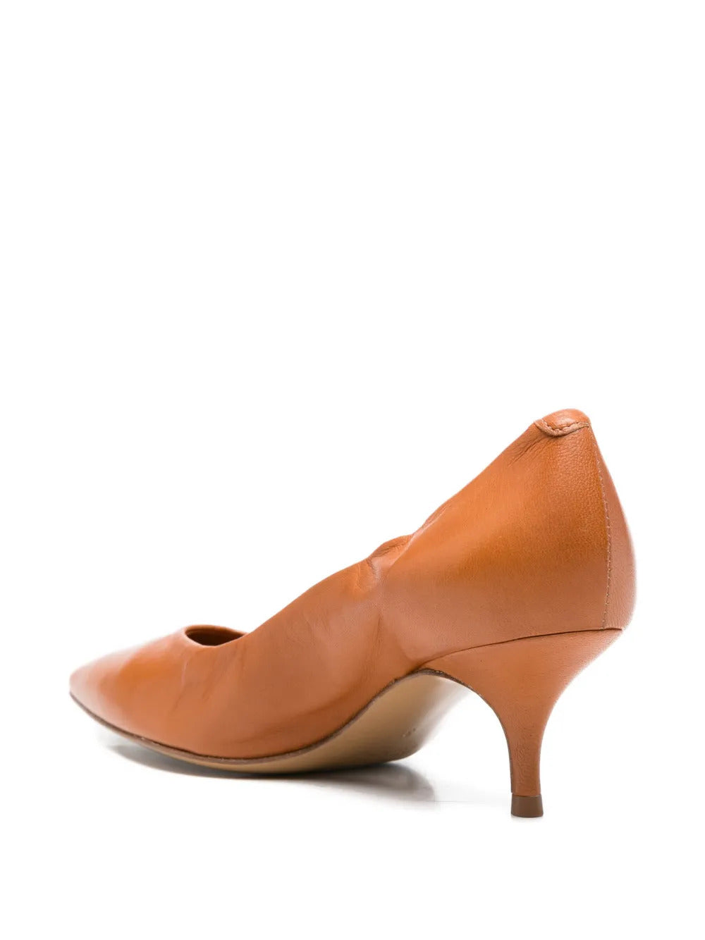 brown pointed toe
