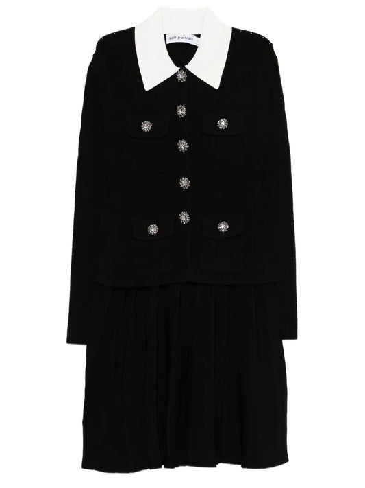 Abito corto con decorazione