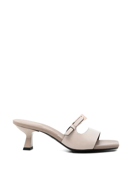 buckle leather sandals