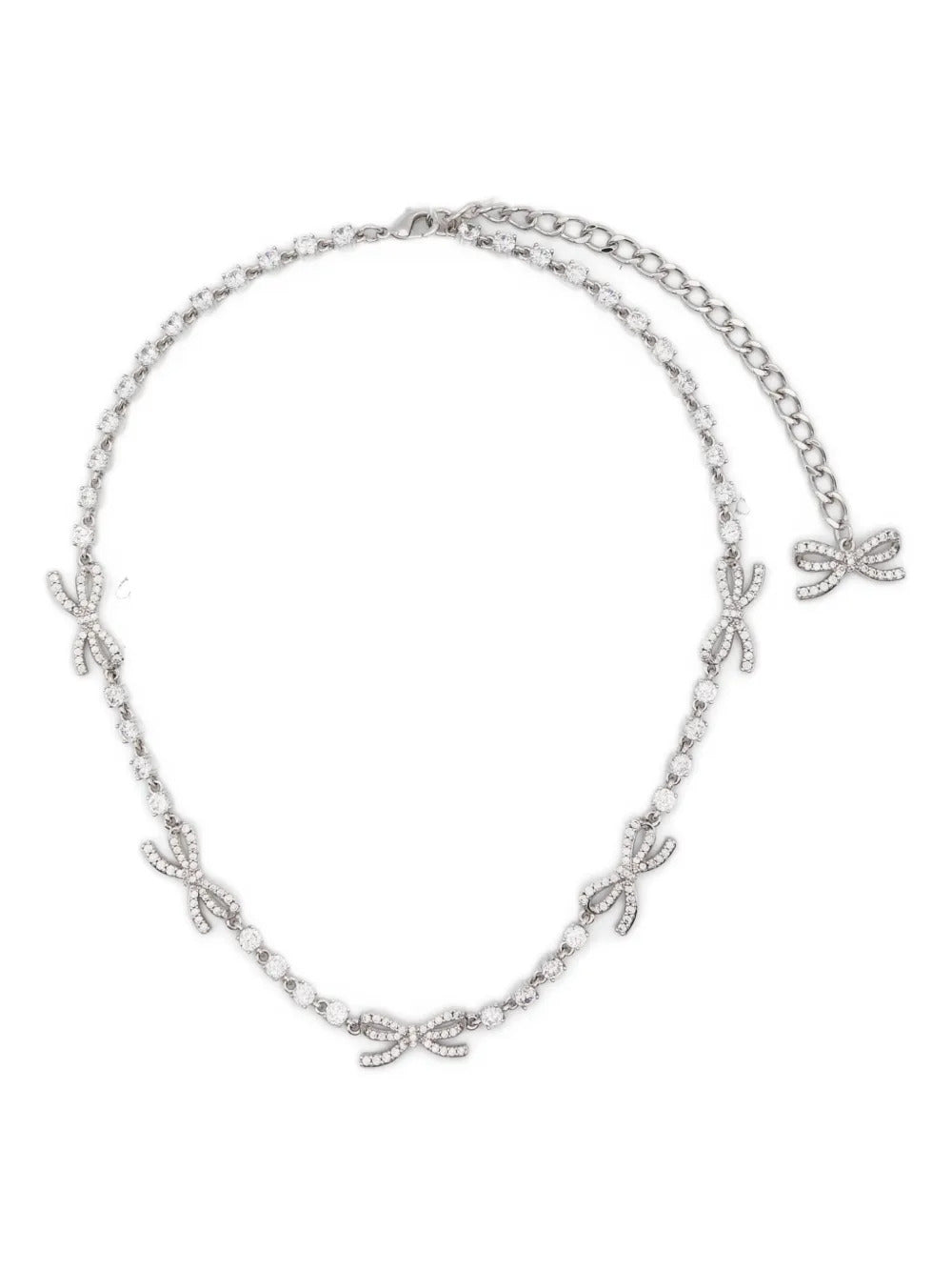 bow-embellished necklace