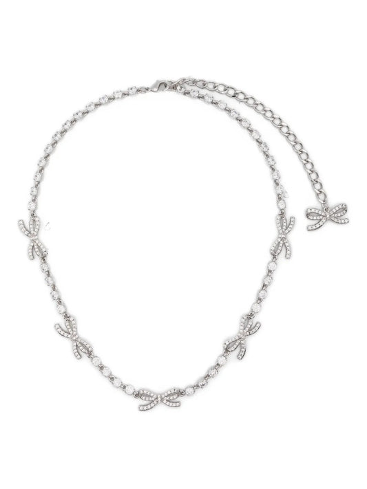 bow-embellished necklace