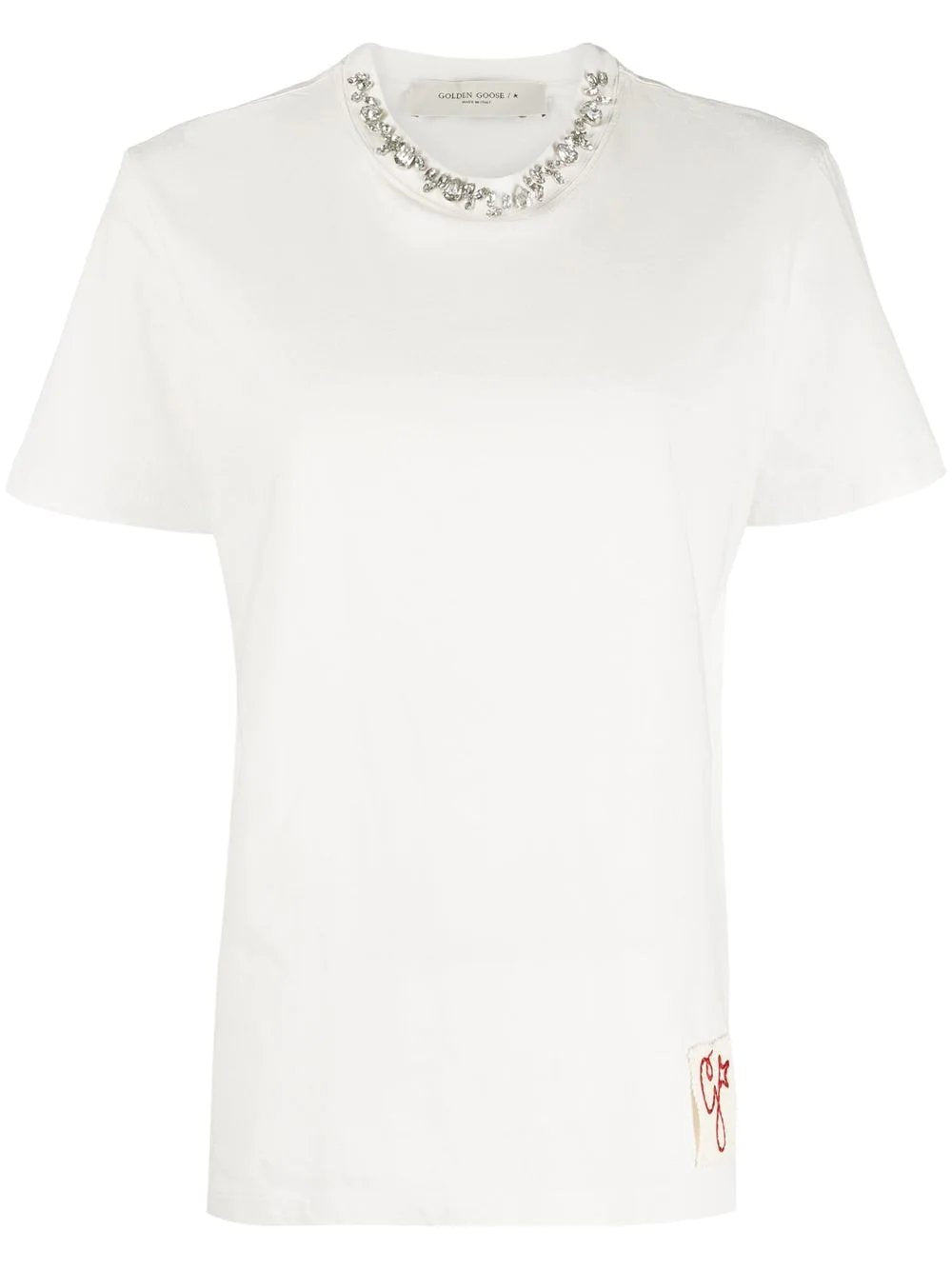 T-shirt con strass