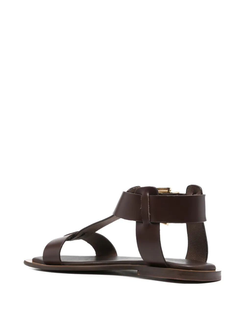 buckle leather sandals