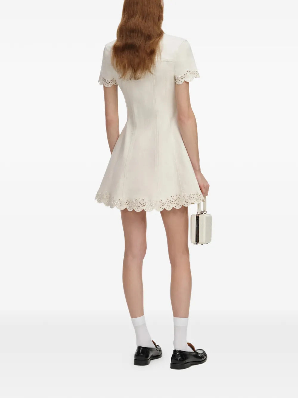 jewel-embellished mini dress