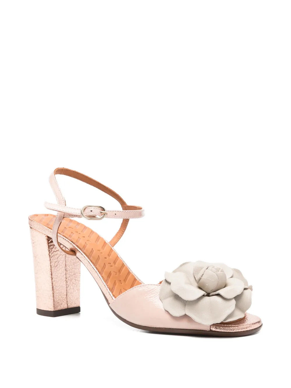 Biuty flower block-heel sandals
