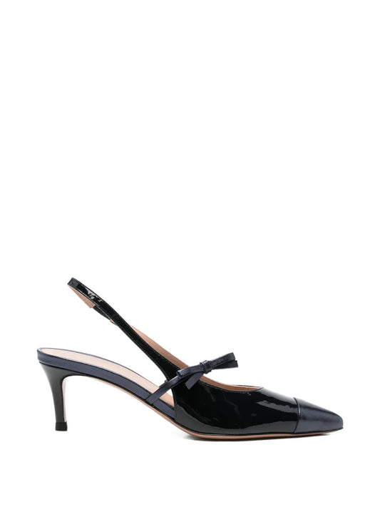 Berice bow-detail leather pumps