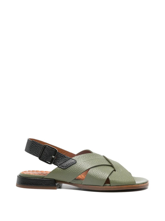 crisscross watata leather sandals