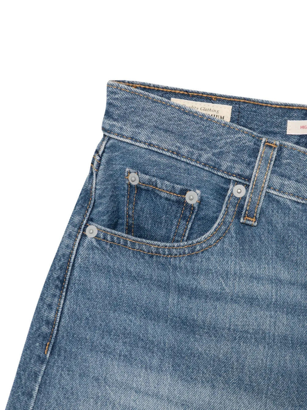 Shorts larghi a vita alta