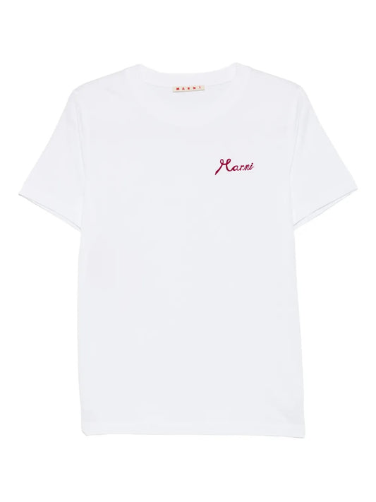 logo on the chest cotton T-shirt