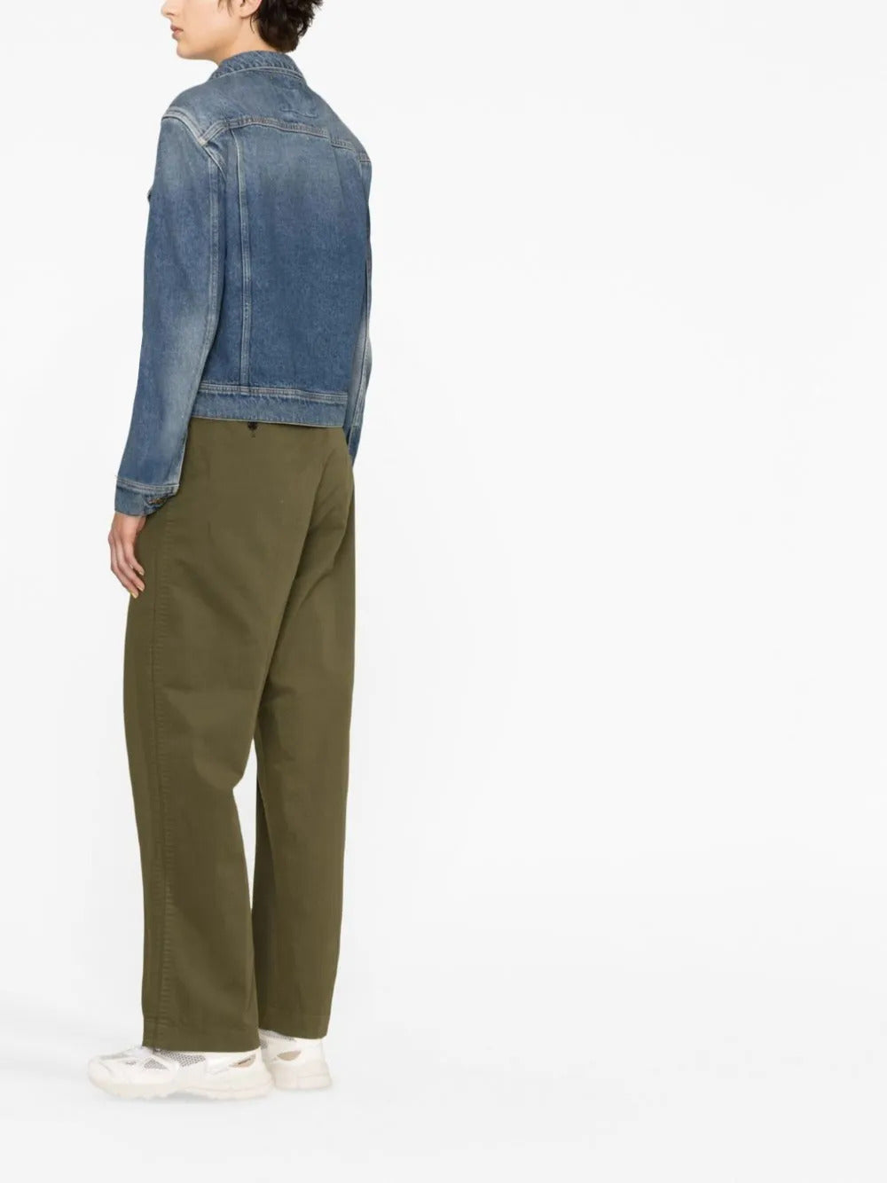 Giacca denim con applicazione