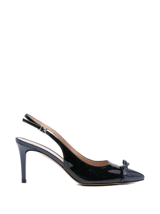 Antonias bow-detail leather pumps